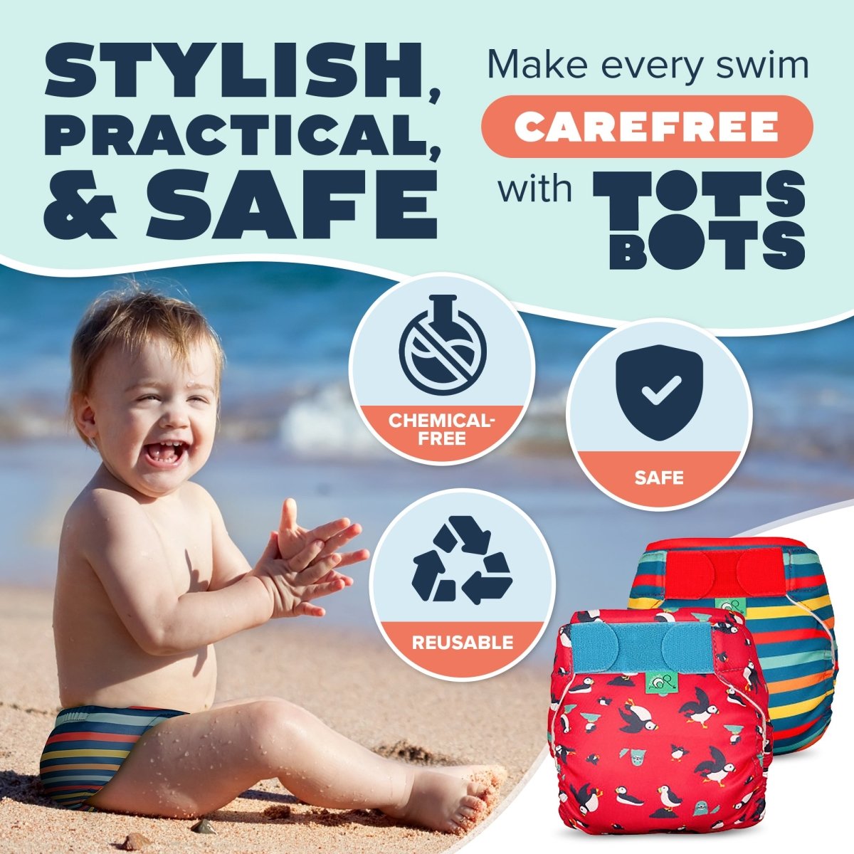 TotsBots Swim Diaper Bundle