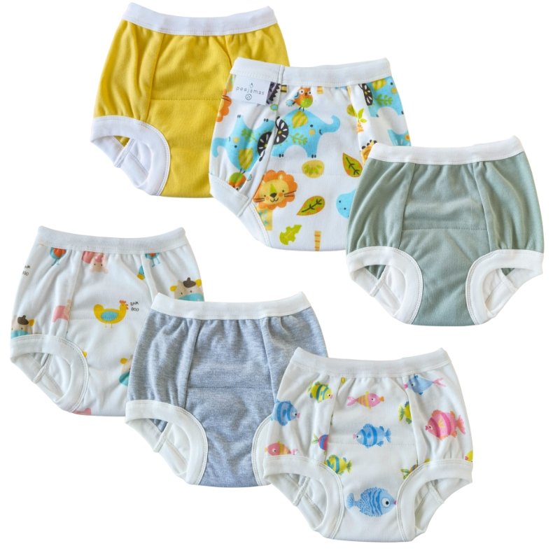 Baby Girls' 6 Pack Cotton Training Pants Toddler Potty Training Underwear  for Girls 2-10T